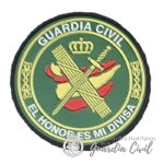 EMBLEMA ETIMETAL MATE . EL HONOR ES MI DIVISA  BANDERA DE ESPAÑA