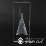CUBO CRISTAL LOGO 3D VIRGEN DEL PILAR - Imagen 3