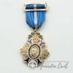 MEDALLA  CRUZ DE  OFICIAL MÉRITO CIVIL