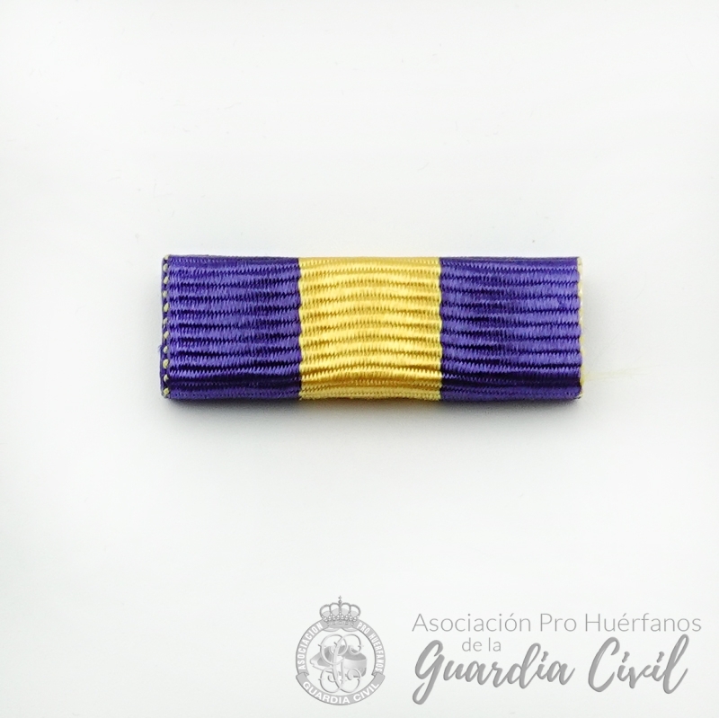 01 PESTAÑA SOLA AUTOMONTAJE MEDALLA PESD ( CUARTEL GENERAL Y FUERZA ) - Imagen 1