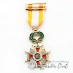 MEDALLA  CRUZ DE LA ORDEN DE ISABEL LA CATOLICA