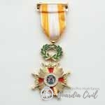 MEDALLA  CRUZ DE LA ORDEN DE ISABEL LA CATOLICA - Imagen 3