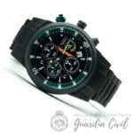RELOJ AVIADOR  AV1212-4   INFORMACION   y  B/E PULSERA PAVONADA NEGRA