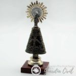 VIRGEN DEL PILAR CON MANTO OVALADO METÁLICO DE RESINA - Imagen 4