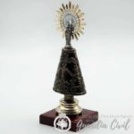 VIRGEN DEL PILAR CON MANTO OVALADO METÁLICO DE RESINA - Imagen 5