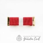 PESTAÑA PASADOR MEDALLA  MÉRITO MILITAR  DISTINTIVO ROJO