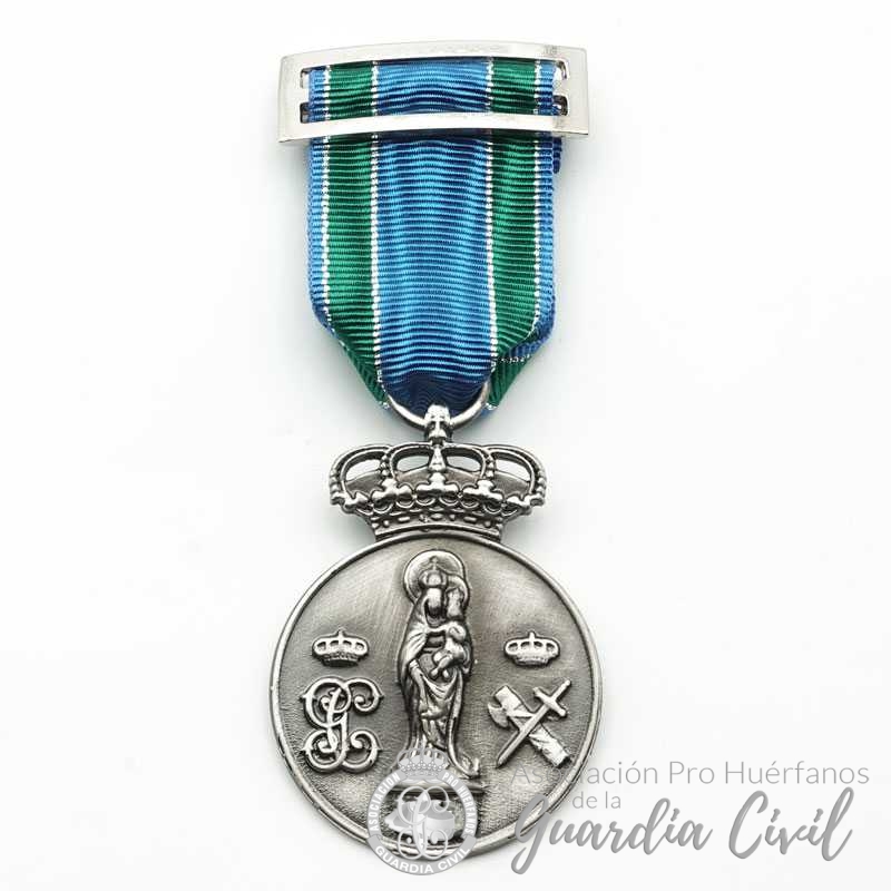 1 MEDALLA CONMEMORATIVA CENTENARIO DE LA VIRGEN DEL PILAR COMO PATRONA DE LA GUARDIA CIVIL - Imagen 1