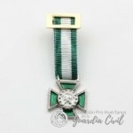 MEDALLA MINIATURA  MERITO GUARDIA CIVIL BLANCO