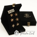ESTUCHE CAJA   ESTRELLAS  NEGRO - Imagen 3