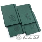 Cuaderno Clásico con Hojas Lisas, Tapa Dura ,tamaño A-5  C/escudo en seco LOGO UCO - Imagen 4