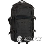 MOCHILA NEGRA  BARBARIC   30 LITROS  LASER CUT