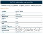 MOCHILA NEGRA  LASER CUT  NYLON   38 LITROS. - Imagen 2