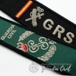 LLAVERO BORDADO  NEGRO  GRS