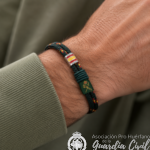 NUEVA FORTUNE DUO CORDON VERDE. CLIP BANDERA DE ESPAÑA. POSIBILIDAD DE CHARM PERSONALIZADO - Imagen 2