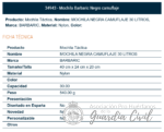 MOCHILA NEGRA CAMUF  . NYLON   30 LITROS. - Imagen 2