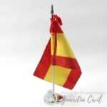 BANDERA ESPAÑA CMASTIL SOBREMESA 14X22 CM ESTAMPADA