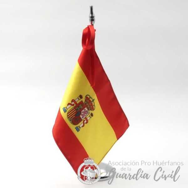 BANDERA ESPAÑA CMASTIL SOBREMESA 14X22 CM ESTAMPADA