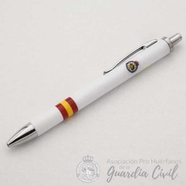 BOLIGRAFO ESPAÑA BLANCO CSERIGRAFIA APHGC