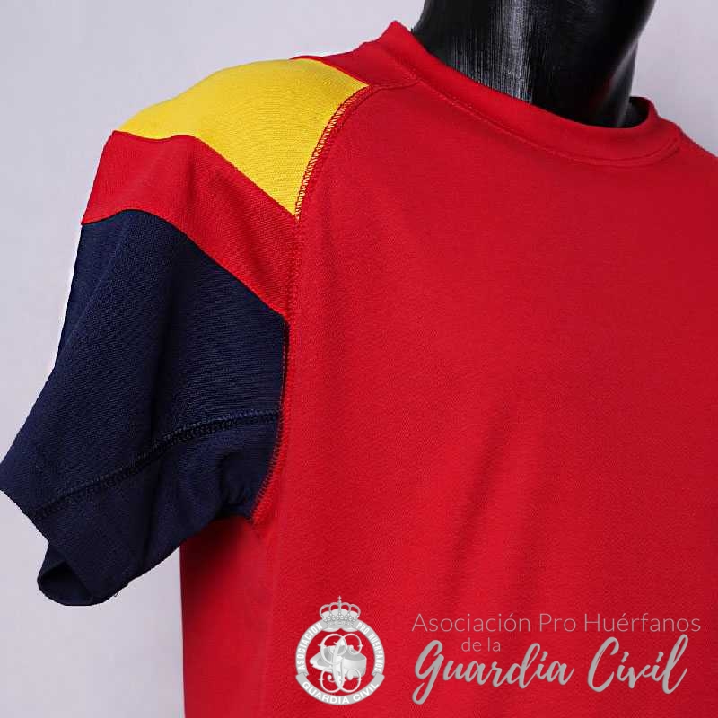 CAMISETA CAM-02 ROJA TRANP. BAND. HOMBRO DCHO. CAMISETA CAM-02 ROJA TRANP. BAND. HOMBRO DCHO.
