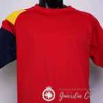 CAMISETA CAM-02 ROJA TRANP. BAND. HOMBRO DCHO.