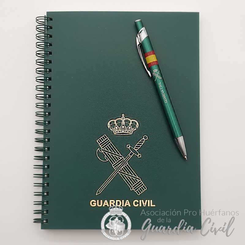 CUADERNO ESPIRAL LATERAL IZQU. A-5 PLASTICO C ESC ORO