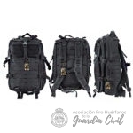 MOCHILA NEGRA  LASER CUT  NYLON   38 LITROS.