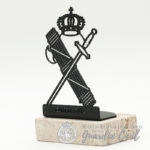FIGURA  HAZ DE LICTORES GUARDIA CIVIL BASE DE PIEDRA - Imagen 4