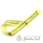 CINTA MEDIDA PATRONA DE LA GUARDIA CIVIL  COLOR  AMARILLO