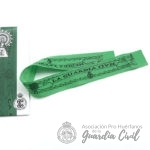 CINTA MEDIDA PATRONA DE LA GUARDIA CIVIL  COLOR  VERDE - Imagen 2