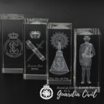CUBO CRISTAL LOGO 2D HAZ DE LICTORES. - Imagen 4