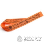 CINTA MEDIDA PATRONA DE LA GUARDIA CIVIL  COLOR  NARANJA