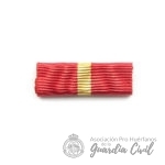 PESTAÑA  SOLA  AUTOMONTAJE  MEDALLA MÉRITO NAVAL DISTINTIVO ROJO