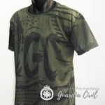 CAMISETA 100% POLIESTER DE 140GR, TEJIDO FALYTEX SUBLIMADA. DISEÑO GC MODERNO COLOR VERDE