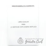 I-38  Libro auxiliar para la venta de cartuchería metálica