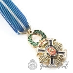 MEDALLA MINIATURA  MÉRITO CIVIL  OFICIAL ORO - Imagen 2