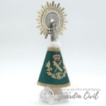 VIRGEN PILAR PEQUEÑA MANTO VERDE C-18 22 X 9 CM - Imagen 5