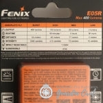 LINTERNA FÉNIX  EDC E05R 400 LUMENES - Imagen 3