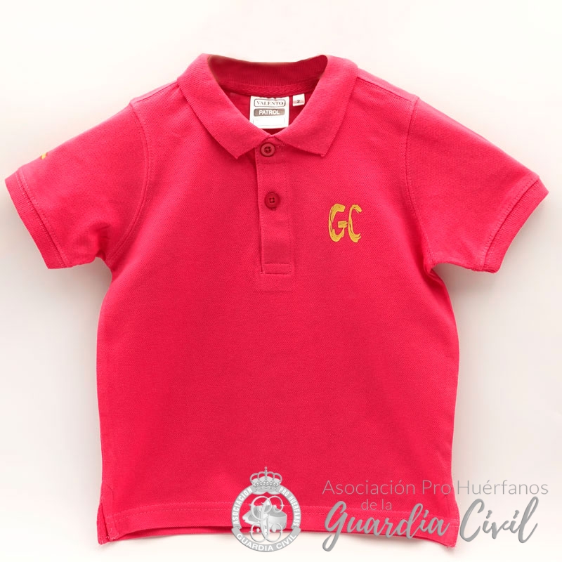 DSC00354 POLO INFANTIL LISO ROSA GC - Imagen 1