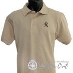 POLO  COLOR  ARENA  TALLA L, CON LOGO HL. - Imagen 2