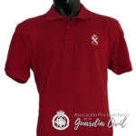 POLO  COLOR  GRANATE  TALLA L, CON LOGO HL. - Imagen 2