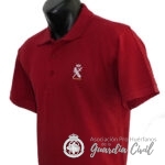 POLO  COLOR  GRANATE  TALLA L, CON LOGO HL.