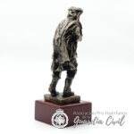 GUARDIA CIVIL CON CAPA,  BRONCE ENVEJECIDO. - Imagen 3