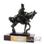 GUARDIA CIVIL A CABALLO,   BRONCE ENVEJECIDO. - Imagen 3