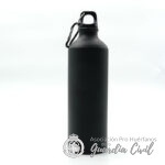 BOTELLA ALUMINIO NEGRA 800 ML