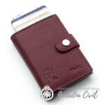 CARTERA TIPO CONTACTLESS  EN PIEL ,  COLOR BURDEOS - Imagen 2