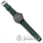 RELOJ SONARAN CHRONO  ESFERA NEGRA Y CORREA CAUCHO VERDE - Imagen 5