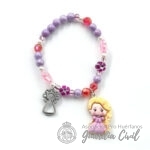 Pulsera Infantil Virgen del Pilar color rosa