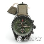 RELOJ AFTERBURN CHRONO CORREA EN PIEL VERDE Y ESFERA VERDE - Imagen 4
