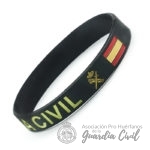 PULSERA CAUCHO NEGRO G. CIVIL -ESPAÑA - NIÑO - Imagen 2