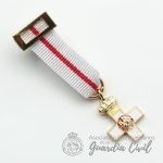 MEDALLA MINIATURA MÉRITO MILITAR DISTINTIVO BLANCO - Imagen 2